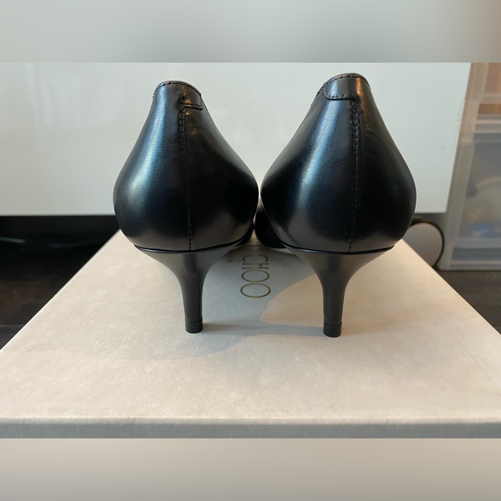 Jimmy Choo Aza Pointy Toe Pumps Black ✨Host pick ✨ - Picture 4 of 8